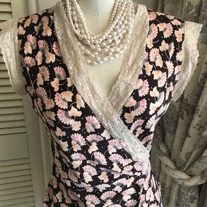 Vintage Diane vonFurstenberg wrap top